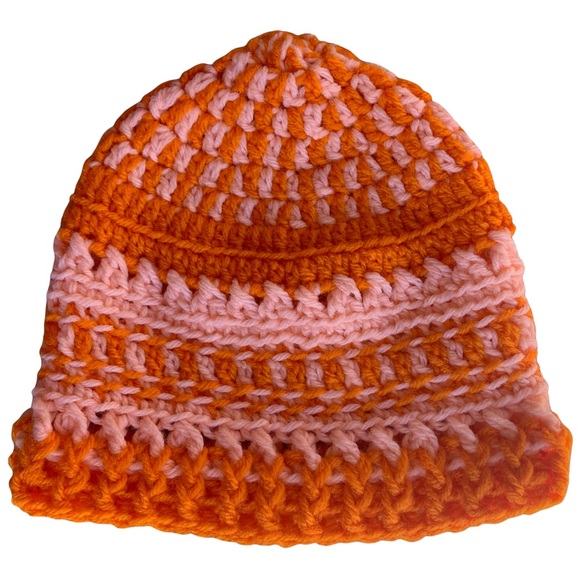 NEW Hand Crocheted Beanie Snow Ski Winter Hat - Picture 1 of 5